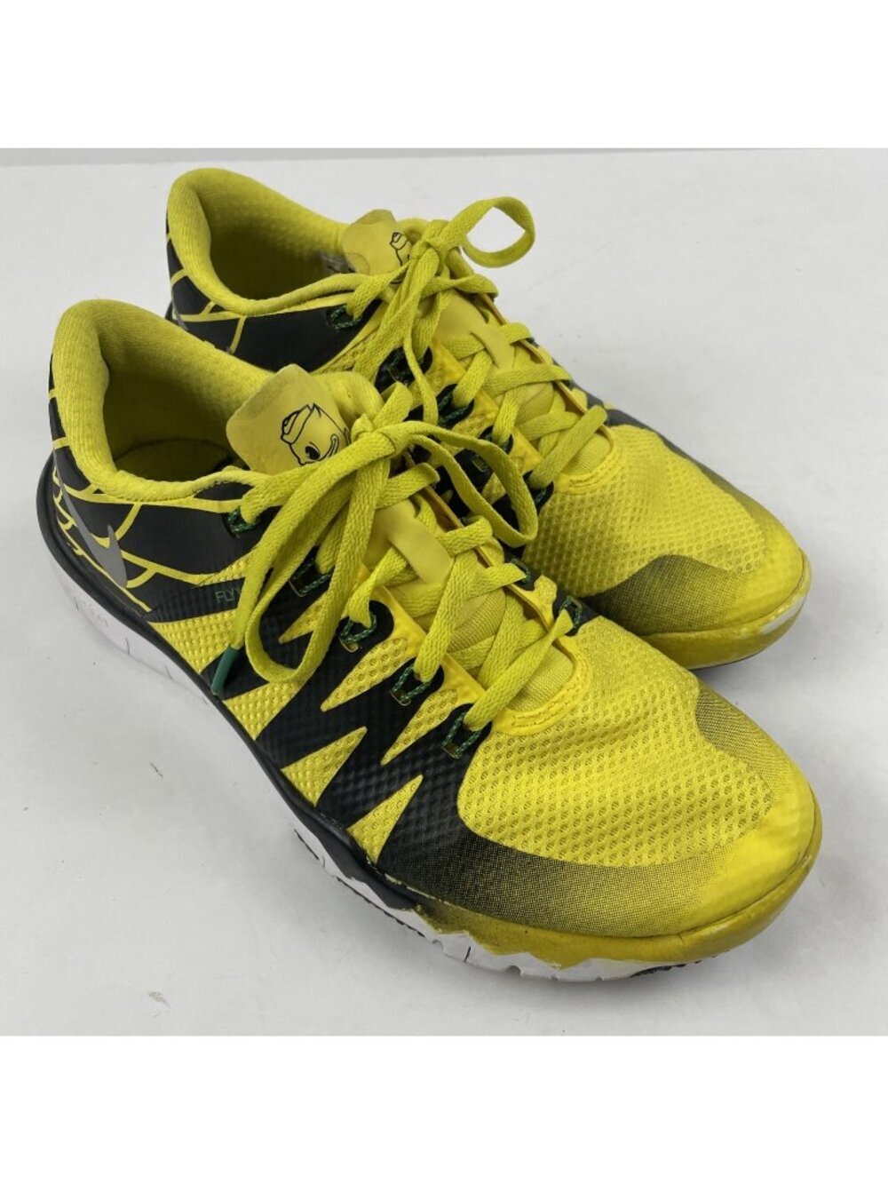 Nike Free Trainer 5.0 V6 AMP Oregon Ducks Running Shoes Men’s 6.5 Low Cut